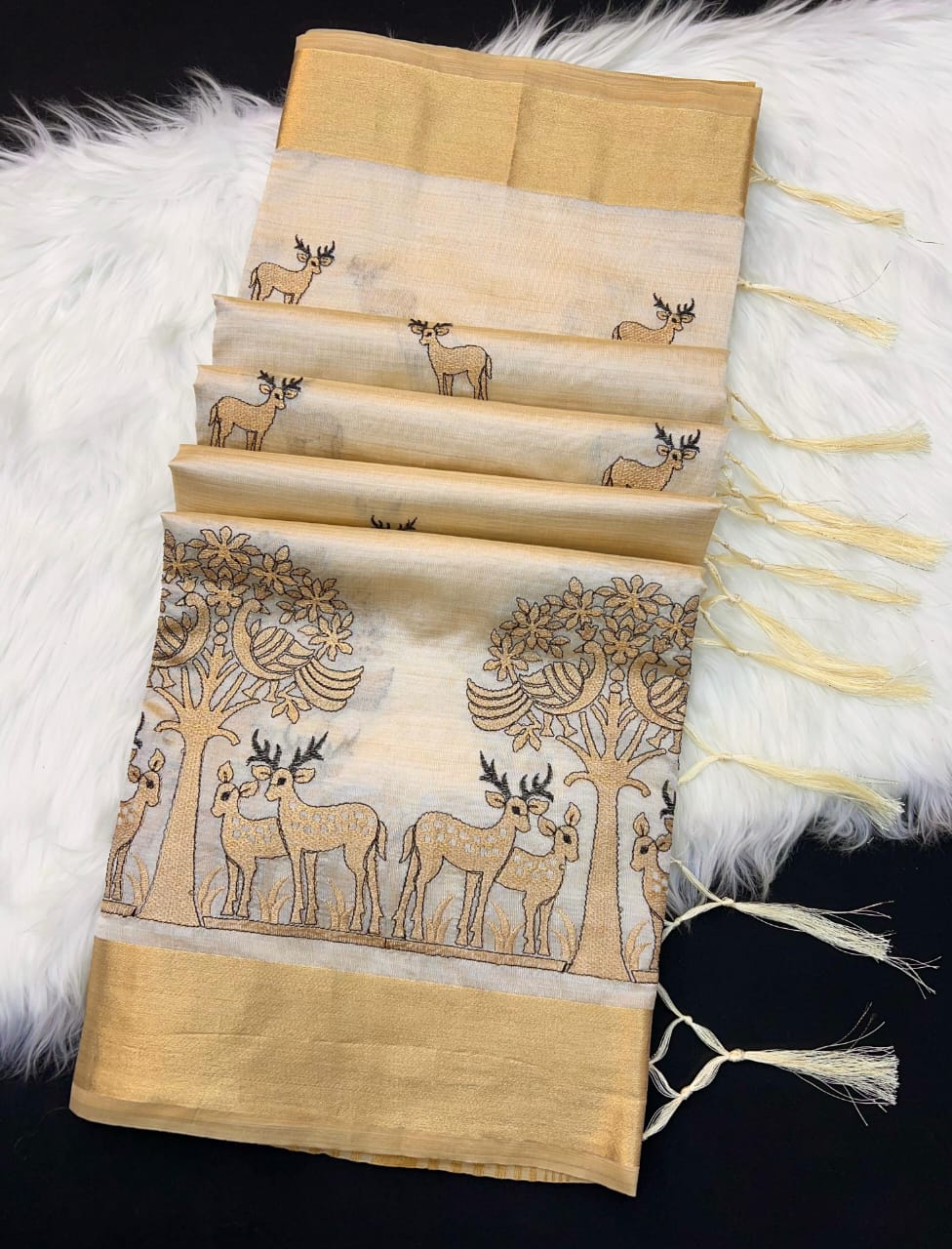 Tusser Silk Saree