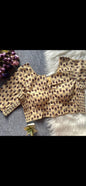 Ajrakh Cotton Elastic Blouse – Padded Button-Front Blouse (Size 38, Stretch to 42)