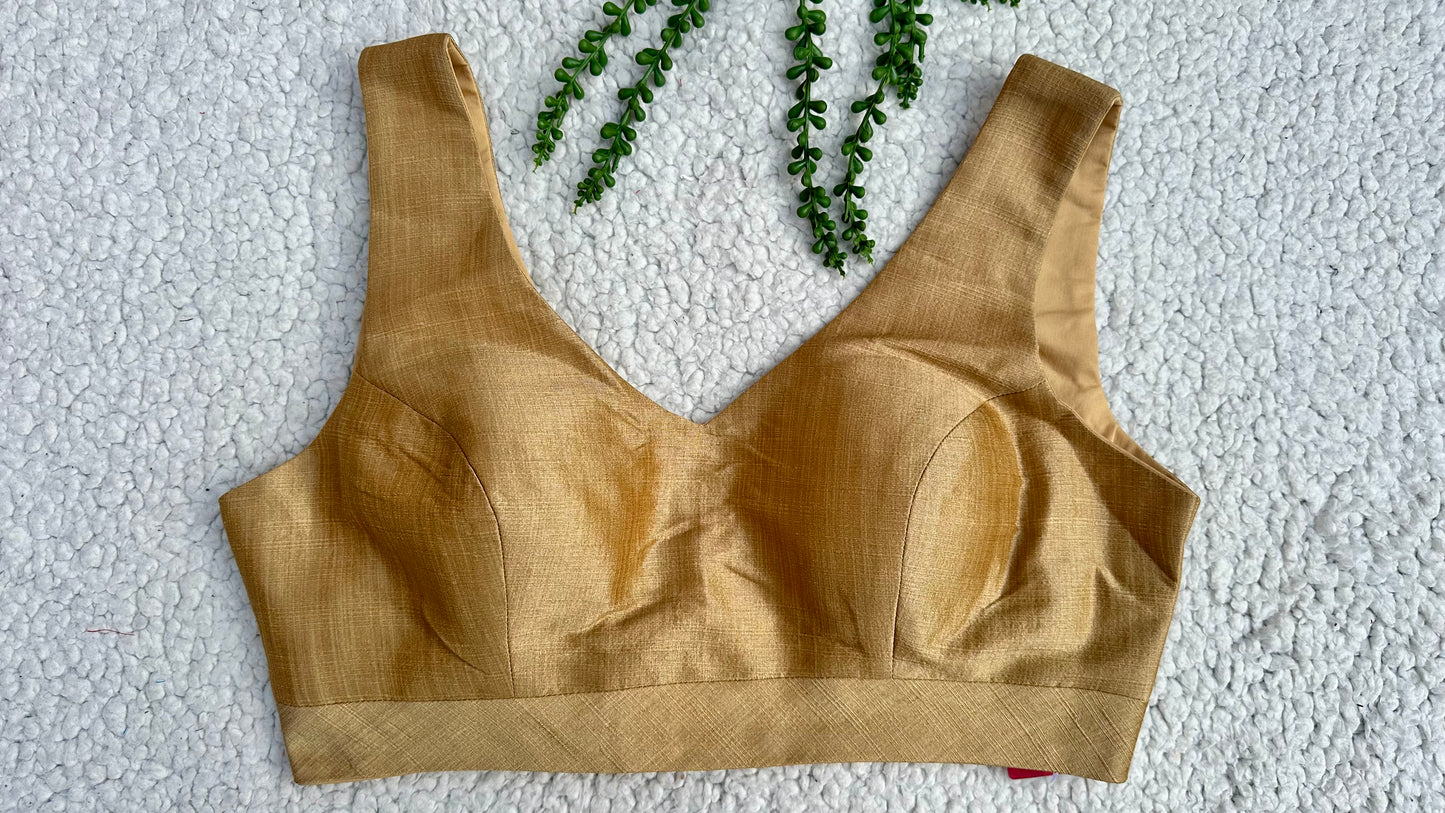 Crème Mulberry Silk Sleeveless Blouse | Size 40 (Alterable 32-42)