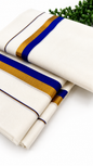 Kerala Set Mundu | Cotton 2-Piece Mundum Neriyathum with Gold Zari & Contrast Colour Border