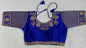 Embroidered Silk Blouse with Stone Work – Padded Blouse