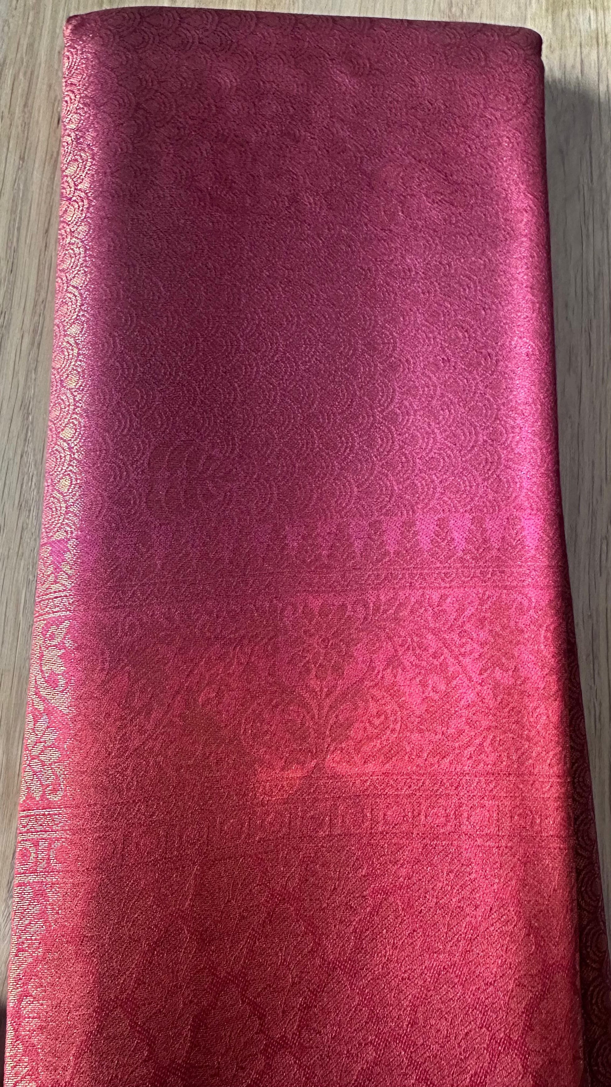 Kubera silk saree with fine woven texture and elegant finish