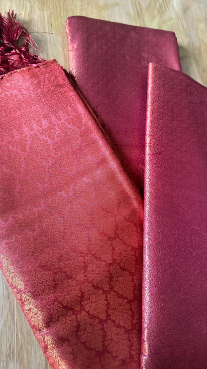 Kubera silk saree with fine woven texture and elegant finish