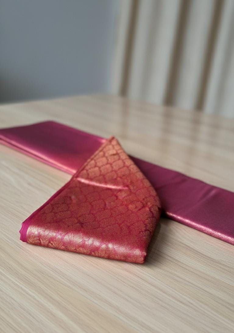 Kubera silk saree with fine woven texture and elegant finish