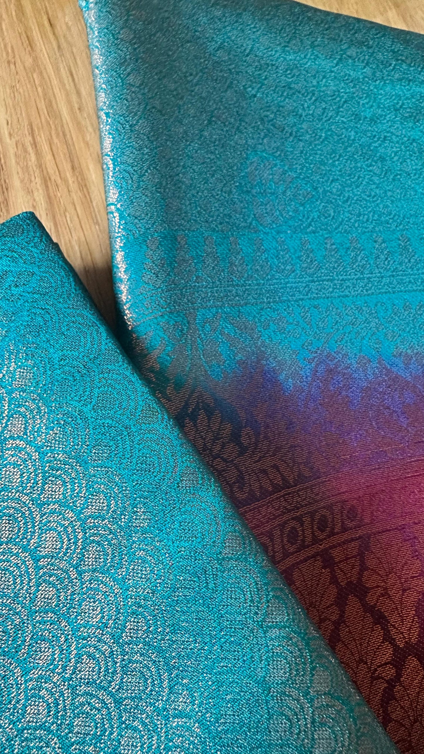 Premium Kubera silk saree with traditional border and rich texture
