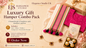 Luxury Gift Hamper Combo Pack – Saree, Blouse, Necklace & Chocolates