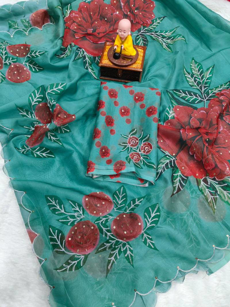 Organza Saree