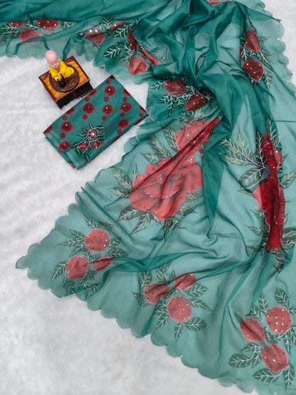 Organza Saree