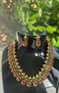Regal Teardrop Enamel Jewelry Set